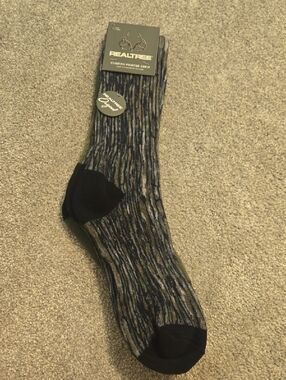 RealTree Cushion Printed Crew Socks 2pk Size 6-12